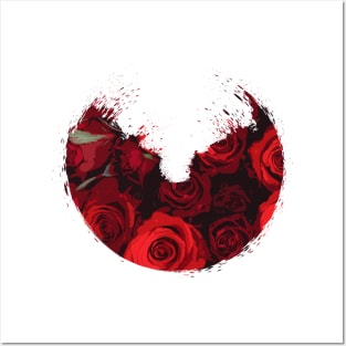 Semicircle with roses Posters and Art